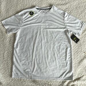 Men’s athletic works white size L moisture wicking